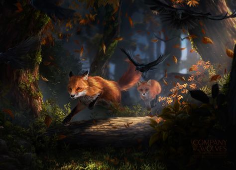 A Tale of Crows and Foxes on Behance.jpg