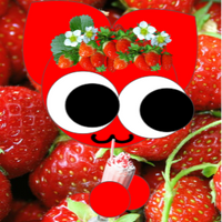 Strawberrwy emoji cat